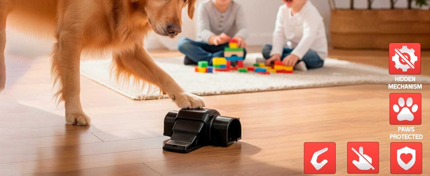 Zivaska rat trap indoor and outdoor - heavy duty reusable snap trap