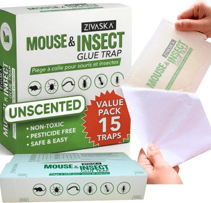 ZIVASKA Mouse & Insect Glue Traps