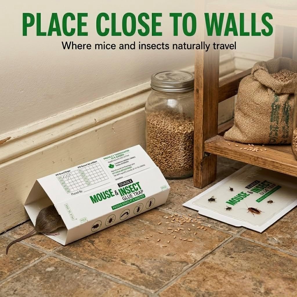 ZIVASKA 50 and 100 pack glue trap details